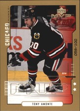 2000-01 (BLACKHAWKS) Upper Deck MVP Second Stars #46 Tony Amonte /100