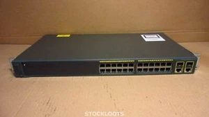 Cisco WS-C2960-24TC-L V03 switch 24x 10/100 Gigabit + 4 SFP port INCL EARS - Bild 1 von 3