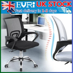 Ergonomic Office Chair Mesh Computer Desk Chairs Adjustable High Back Swivel - Picture 1 of 30