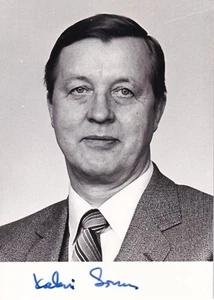 Kalevi Sorsa (1930-2004), Prime Minister of Finland 3 times, signed photo - Picture 1 of 1