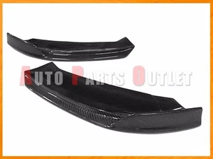 M-Benz W205 AMG C250 C300 C350 C400 15-17 Carbon Fiber Front Bumper Splitter Lip - Picture 1 of 2