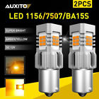 AUXITO 2x 382 1156 AMBER LED TURN SIGNAL INDICATOR LIGHT BULB CANBUS ERROR FREE