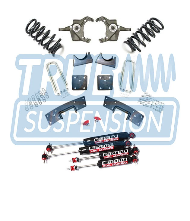 Se adapta a Chevrolet 1973-1991 C20 C30 Pickup Truck Kit completo de descenso de caída 4/6" Foto 1 de 1