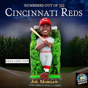JOE MORGAN Cincinnati Reds Field of Dreams Dyersville Cornfield MLB Bobblehead - Picture 1 of 10