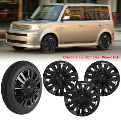 4Pcs 16" Wheel Cover Hub Caps Fits R16 Tire & Steel Rim For Scion xB xD 2008-15 - Image 1 of 4
