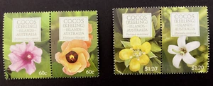 Cocos Islands - 2010 Flowers Set MNH - Picture 1 of 2