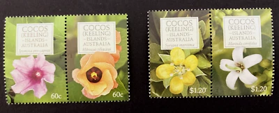 Cocos Islands - 2010 Flowers Set MNH - Image 1 of 2