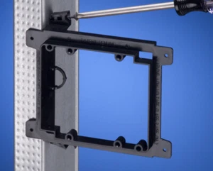 Arlington Industries Low Voltage Screw-On Mounting Bracket, 2-Gang - Picture 1 of 1