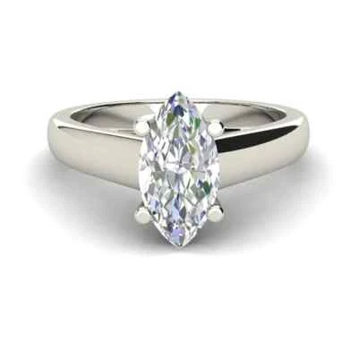 Certified 2.75ct Natural VS2 F Diamond Engagement Ring 925 Sterling Silver - Image 1 of 4