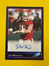 2021 Leaf Memories '92 Autographs Purple #BGJM3 Joe Montana #4/30