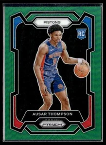 2023-24 Panini Prizm Prizms verde Ausar Thompson novato Detroit Pistons #178 - Imagen 1 de 2