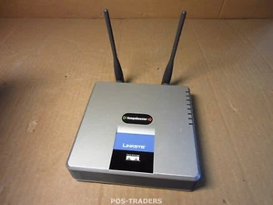 Routeur haut débit sans fil Linksys WRT54GR avec RangeBooster 2X ANTENNE HORS BLOC D'ALIMENTATION - Photo 1/3