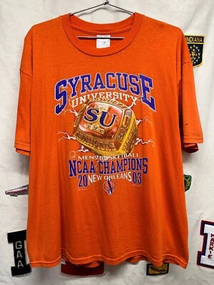 Anillo Lightning 2003 vintage Syracuse University naranja campeones de baloncesto NCAA Foto 1 de 4