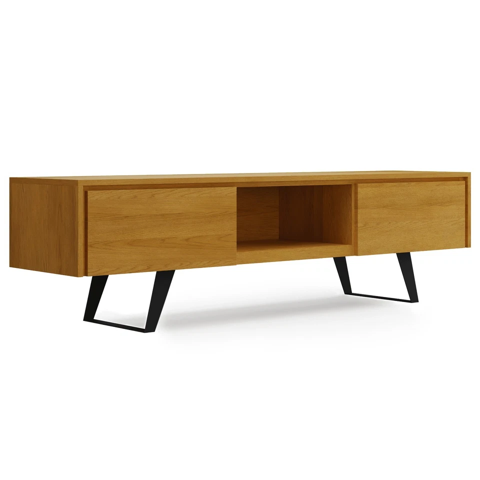 Lowry SOLID MANGO WOOD 72 inch Wide Modern Industrial TV Media Stand - Image 1 of 1