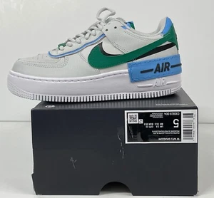 Nike Air Force 1 Shadow Women's White Photon Dust Malachite CI0919-004 SIZE 5 - Picture 1 of 11
