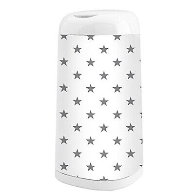 Angelcare Bezug Für Dress-Up XL Windeleimer 66 Cm Höhe Grey Stars • 8.90€