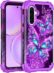Casetego kompatybilny z etui Galaxy A36 5G / A56 5G, świecący w ciemności trójwarstwowy - Zdjęcie 1 z 2