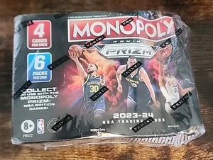 2023-2024 Panini Monopoly Prizm NBA Basketball Blaster Booster Box NUOVO SIGILLATO - Foto 1 di 1
