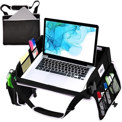 Travel Lap Desk, Travel Tray, Portable Lapdesk for Car, Remote Work, Road Tri... - Image 1 of 4