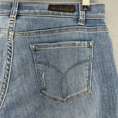 Calvin Klein Jeans Womens Slim Boyfriend Jeans Size 27 Light Wash Denim - Image 1 of 4
