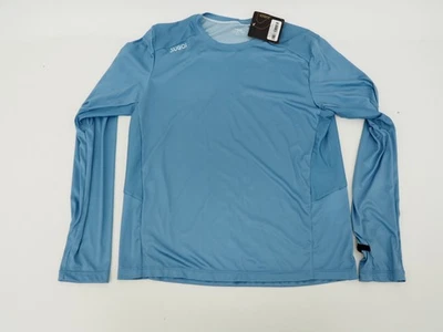 ¡Nuevo! Camisa de correr Sugoi Morios manga larga para hombre talla mediana azul Foto 1 de 4