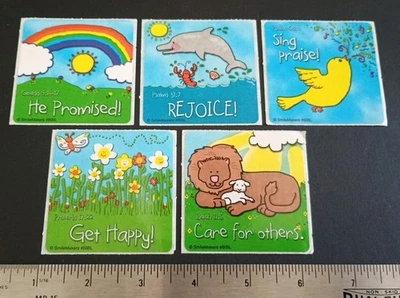 Vintage Sticker Lot Rainbow Religion Sticker Mods Mix VTG Smilemakers Glossy - Image 1 of 4