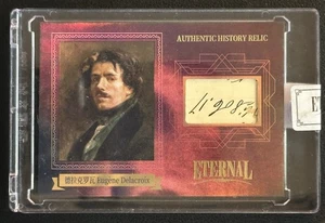 2024 Eternal Cuts Eugene Delacroix Authentic History Relic 36/75 - Picture 1 of 2