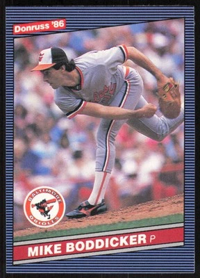 1986 Donruss #47 Mike Boddicker   - FREE SHIPPING - Image 1 of 2