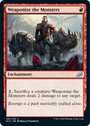 x1 Weaponize the Monsters - Ikoria: Lair of Behemoths - NM - MTG - Image 1 of 1