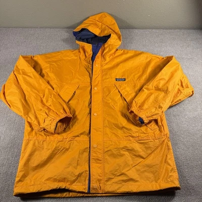 Patagonia Jacket Mens Medium Hooded Waterproof Windbreaker Coat Outdoors Kids - Image 1 of 4