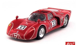 BEST MODEL BEST9640 1/43 ALFA ROMEO 33.2 6hours Watkins Glen 1968 #3 from Japan - Picture 1 of 6