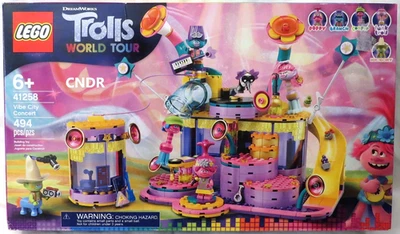 Lego  Trolls World Tour SEALED SET 41258 Vibe City Concert w/ 5 Minifigures READ - Image 1 of 4