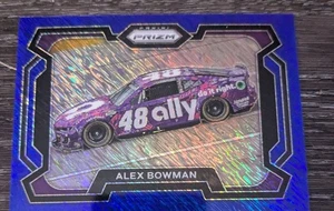 2024 Panini Prizm NASCAR Alex Bowman Blue Shimmer 06/10 - Picture 1 of 2