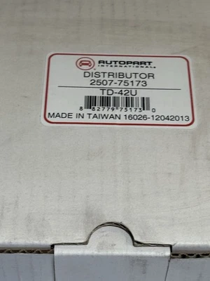 NEW TD-42U Ignition Distributor 1.6L 30100P08006 for 93-95 Honda Civic del Sol - Image 1 of 4