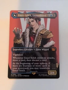 MTG - Emet-Selch, Unsundered - FINAL FANTASY - Borderless Foil NM - Picture 1 of 2