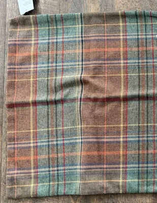 New Pottery Barn Woodrow Plaid Pillow Cover 22"  ~Multi~ - Image 1 of 2