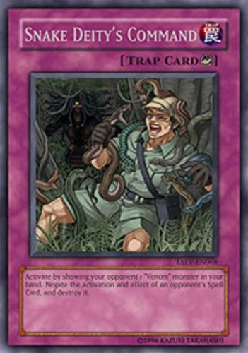 1x (LP) Snake Deity's Command - TAEV-EN068 - Rare - Unlimited Edition  YuGiOh - Image 1 of 1