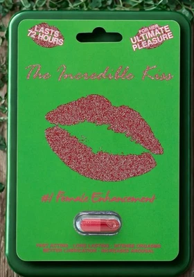 Incredible Kiss Mujer Vitalidad Soporte de Excitación 9 Piezas + Muestras de Miel Gratis Foto 1 de 4