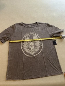 NEU Lucky Brand Distressed Journey DONT STOP BELIEVIN T-SHIRT OVERSIZED S M L XL - Bild 1 von 11