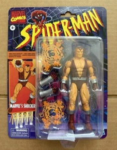 Marvel Legends Spider-Man Shock Shocker 6" Action Figure Retro Card New Sealed - Bild 1 von 3