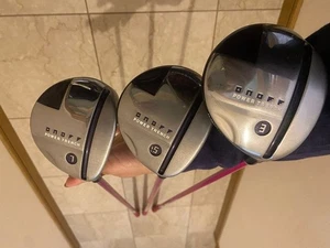 Ladies GLOBERIDE ONOFF FAIRWAY Fairway Wood 3pcs Set Flex-A LP-418 With H/C - Picture 1 of 7