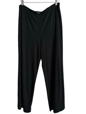 J.Jill Wearever Collection Full Leg Cropped Women’s Large Stretch Black Pants - Image 1 of 4