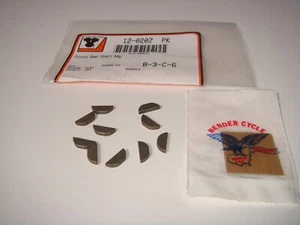 Shaft Key Pinion Gear Harley 10 Pack V-Twin 12-0202 Shovelhead EVO 23985-54 T8 - Picture 1 of 5