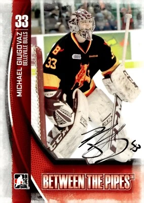Michael Giugovaz - Signed 2013-14 In The Game Between The Pipes Card #66 - Image 1 of 2