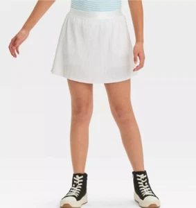 All in Motion NEW♈Girls Pleated Skort w/pockets size L (10-12)~white - Picture 1 of 6