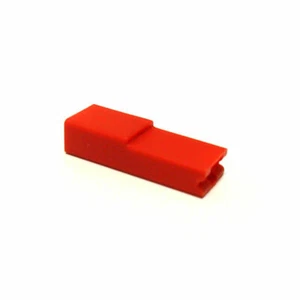 Block für Faston Weiblich 6,3 Vorder Nylon Rot - Picture 1 of 1