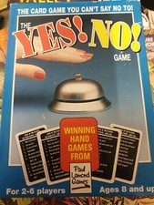 213. The Yes! No! Card Game with Service Bell Paul Lamond Games Good Condition