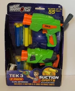 Air Warriors TEK 3 Suction Darts with Staying Power 2 Pack NEW - Picture 1 of 2