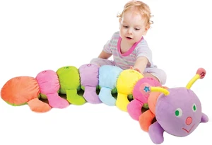Jumbo Musical Caterpillar Plush Toy - Plays Fun Songs and 8 Musical Key Notes | - Picture 1 of 8
