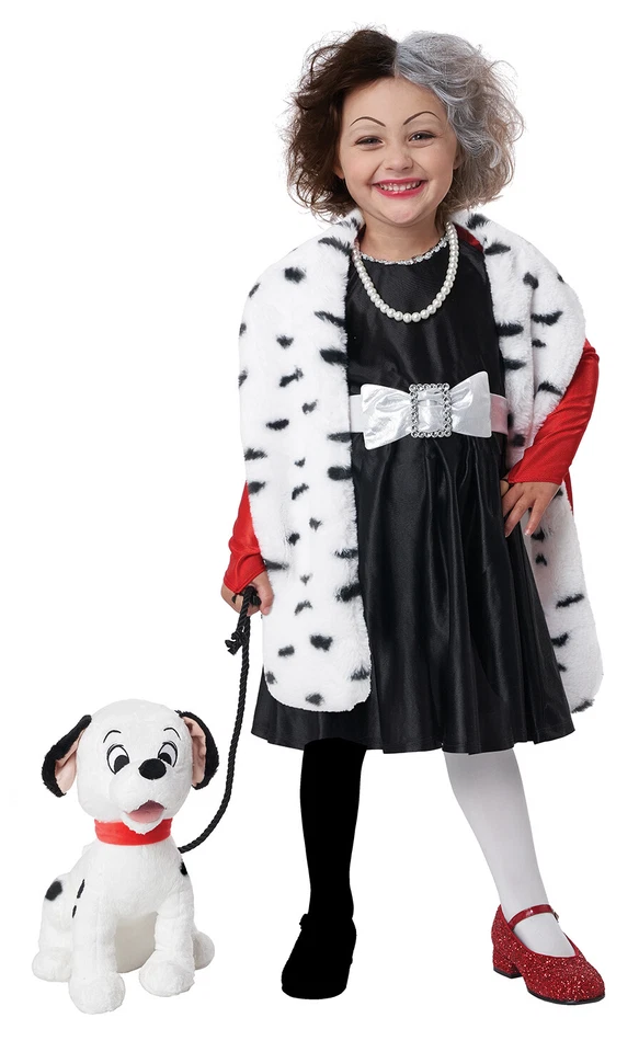 Disney 101 Dalmatians Diva Cruella Villain Toddler Costume - Image 1 of 1